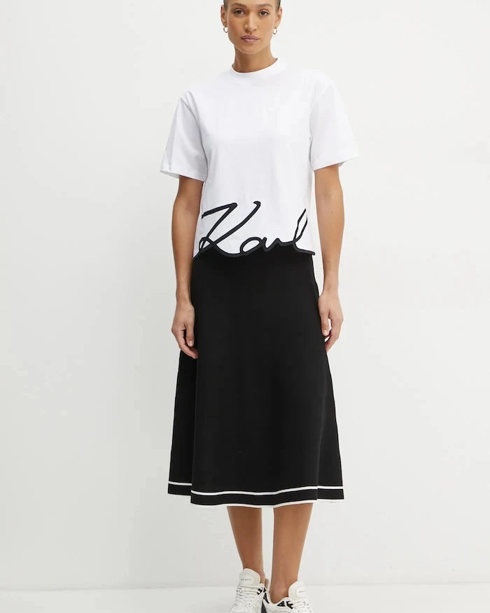 Karl Lagerfeld KARL SIGNATURE Pamuklu Tişört