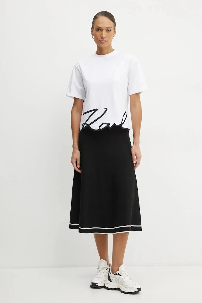 Памучна тениска Karl Lagerfeld KARL SIGNATURE