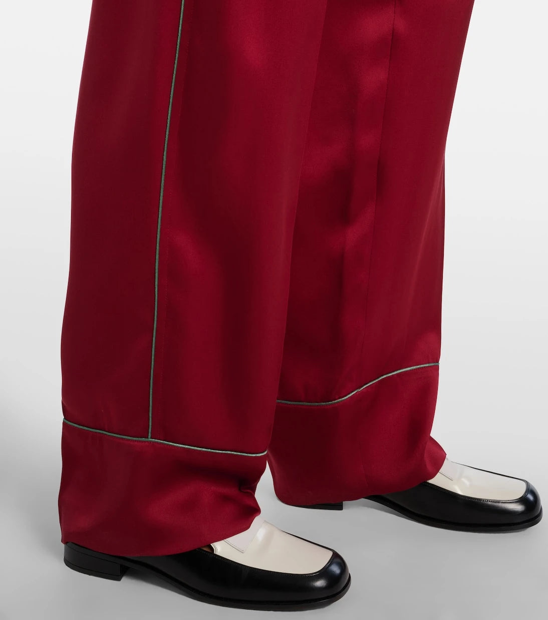 Givenchy - Silk satin wide-leg pants