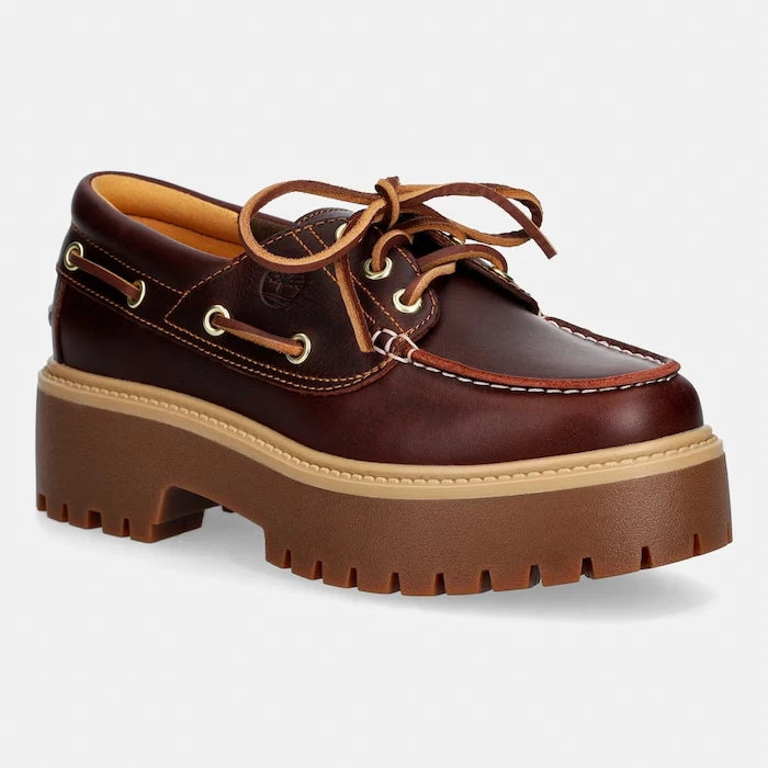 Timberland мокасини дамски от кожа