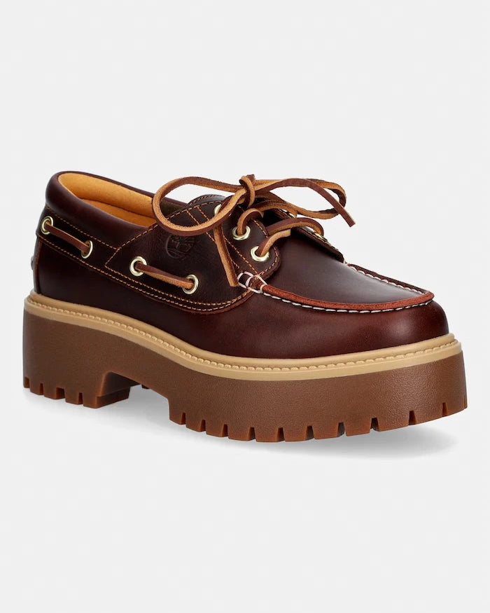 Timberland мокасини дамски от кожа
