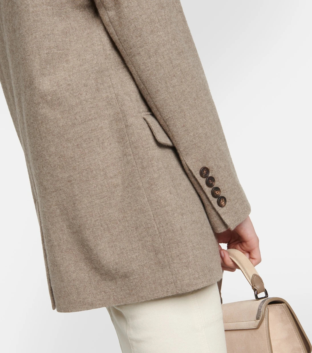 Brunello Cucinelli - Single-breasted yak wool blazer