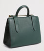 Strathberry Green Leather Nano Tote Bag