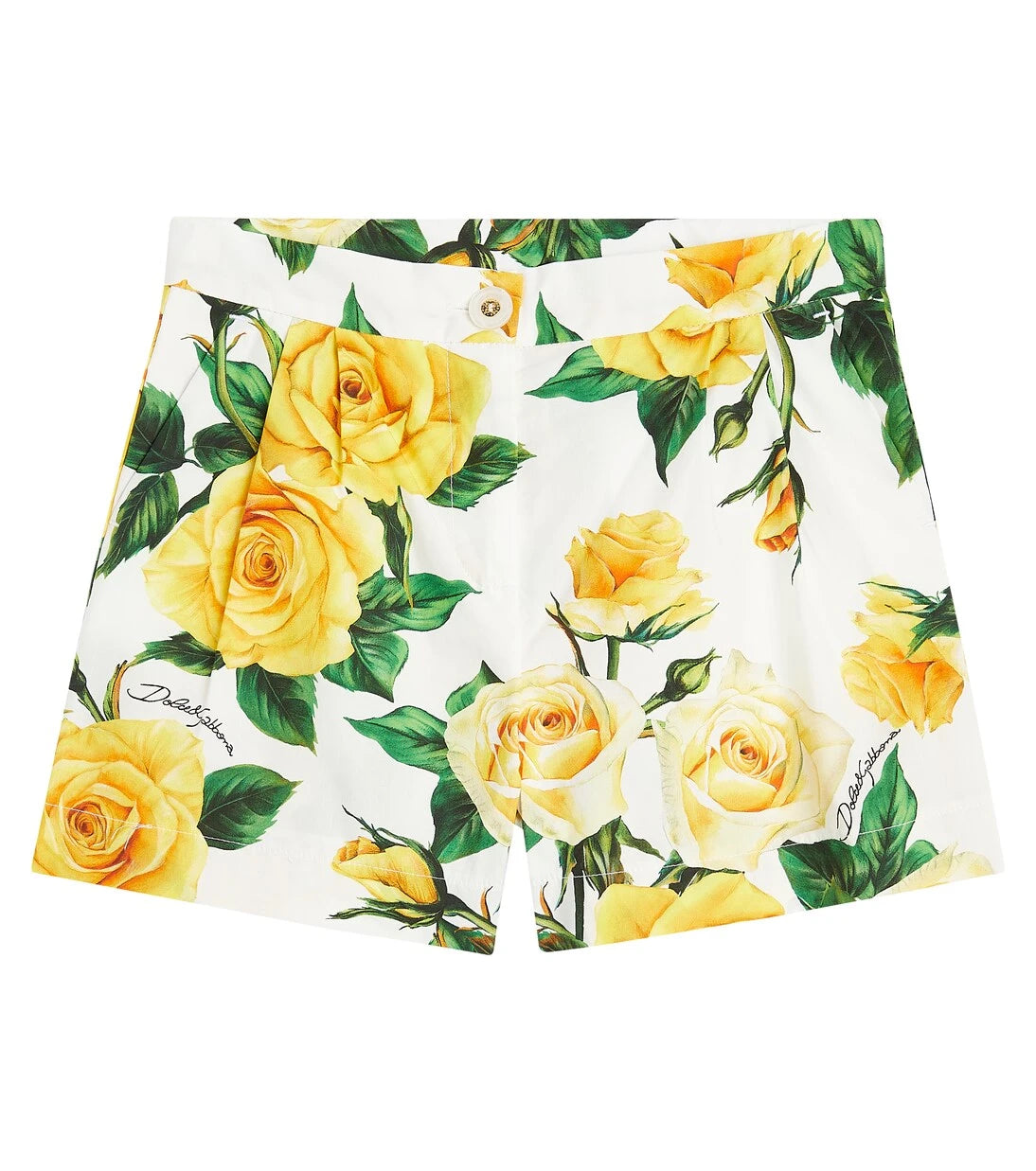 Dolce&Gabbana Kids - Floral cotton shorts