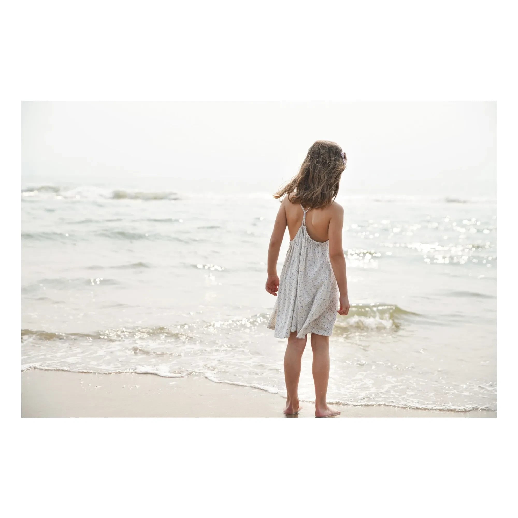 Soor Ploom - Loop Fleurie Organic Cotton Dress | Ecru