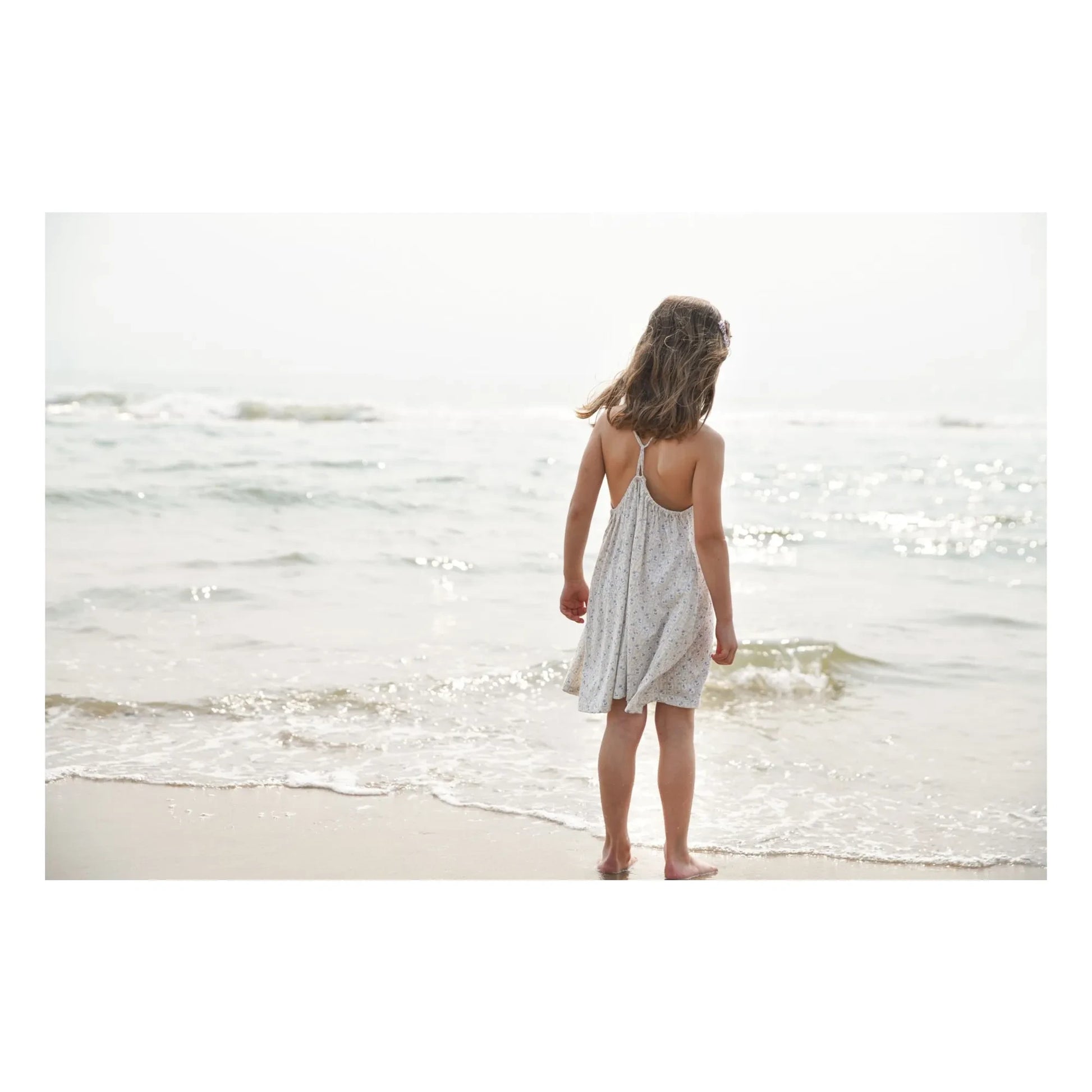 Soor Ploom - Loop Fleurie Organic Cotton Dress | Ecru