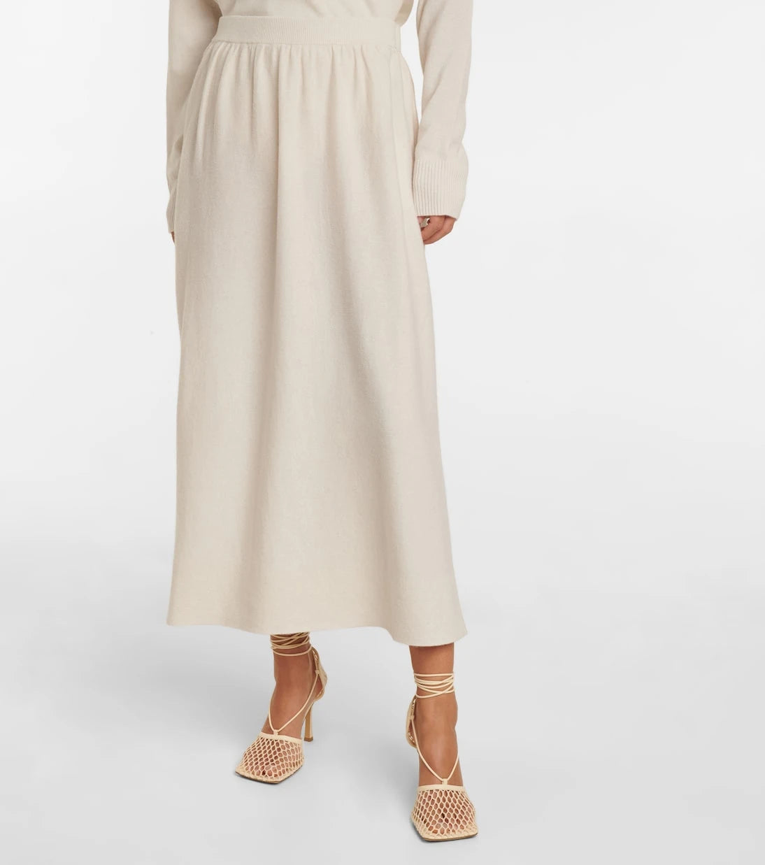 Altuzarra - Hammond wool and cashmere midi skirt