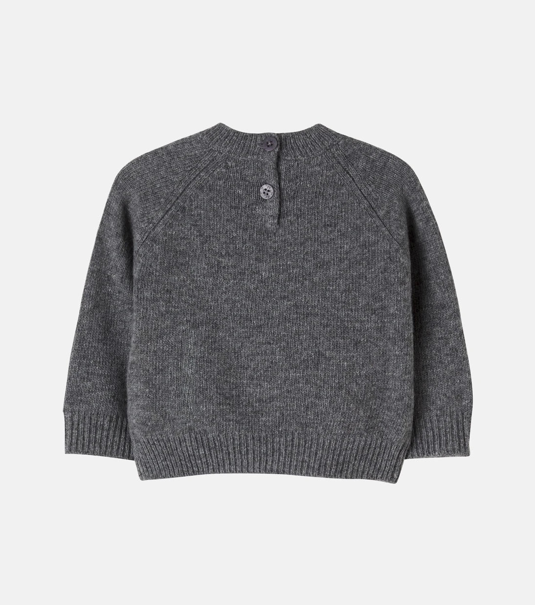 Il Gufo - Baby embroidered virgin wool sweater