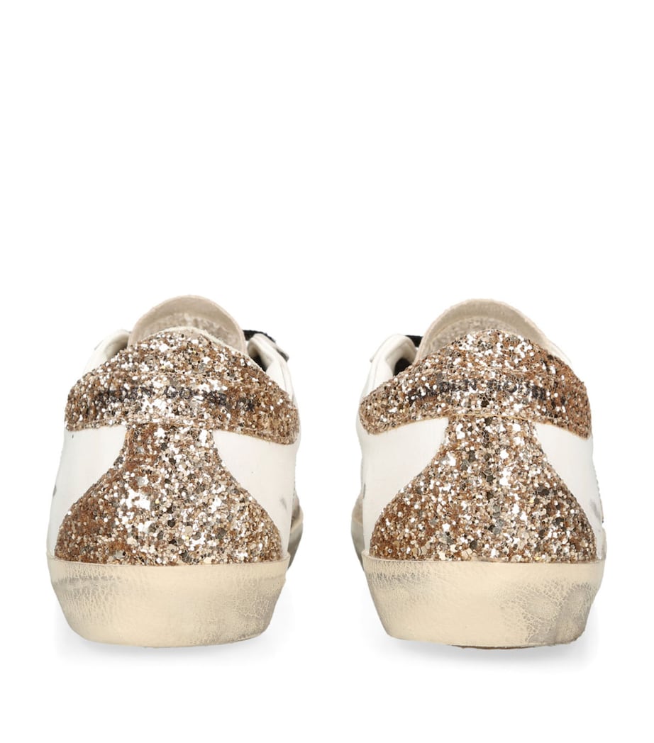 White Leather Super-Star Sneakers