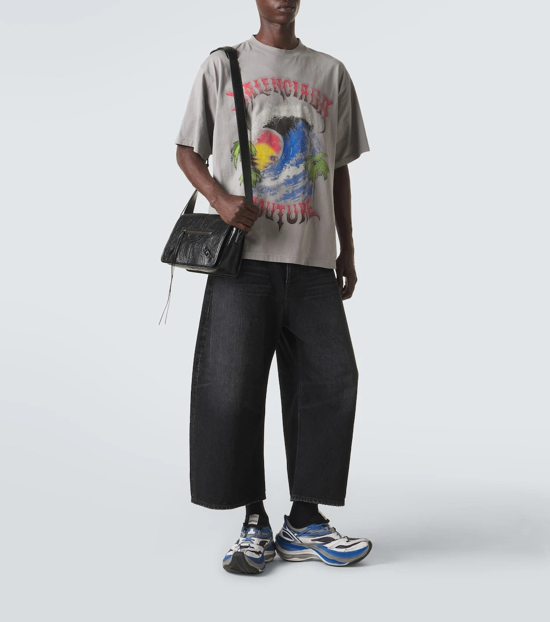 Balenciaga - Le City leather shoulder bag