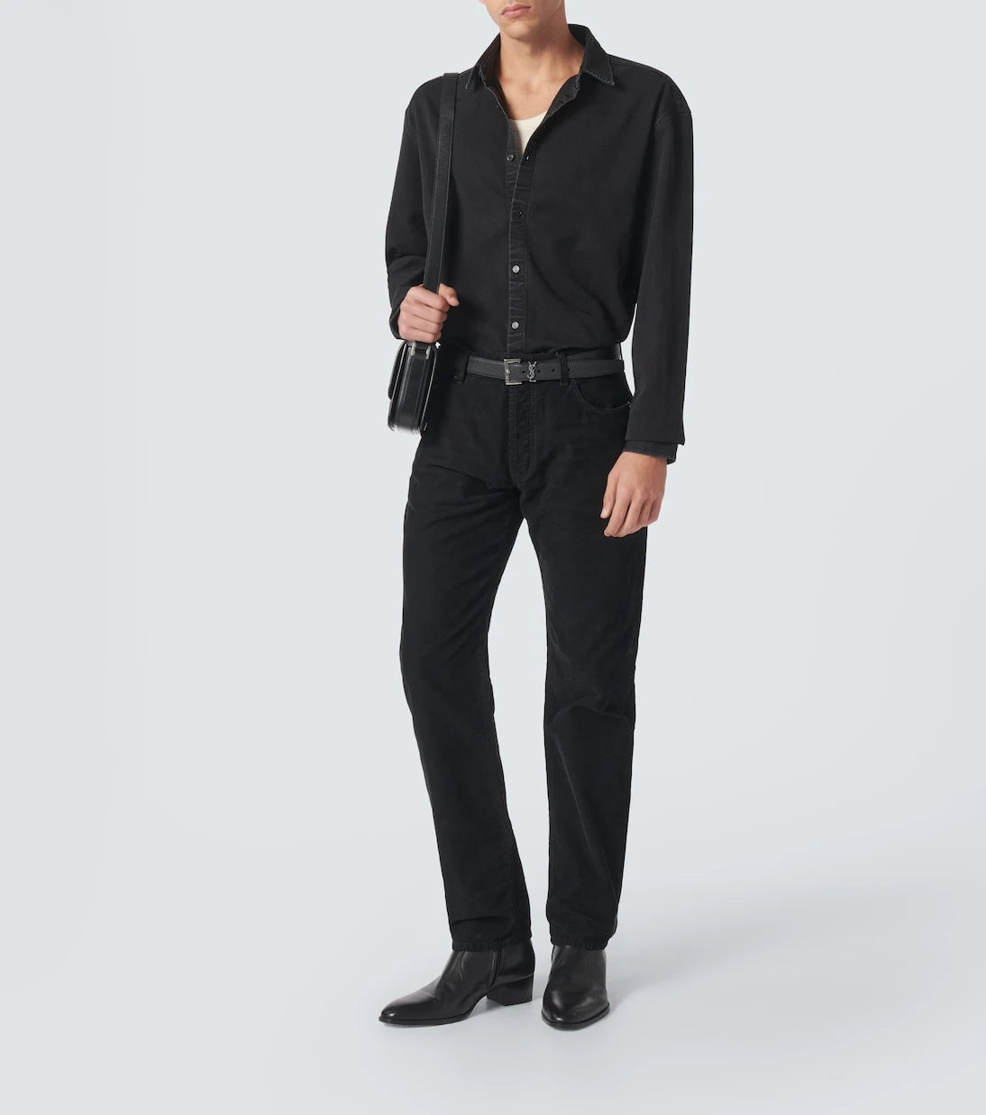 Saint Laurent - Cassandre denim shirt