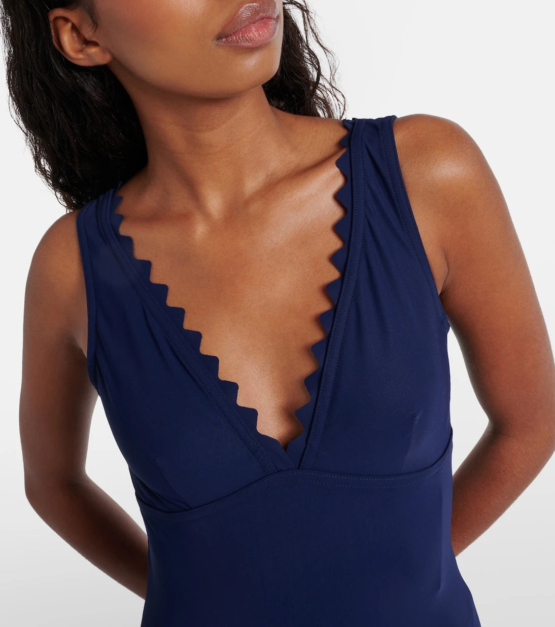Karla Colletto - Inés scalloped swimsuit