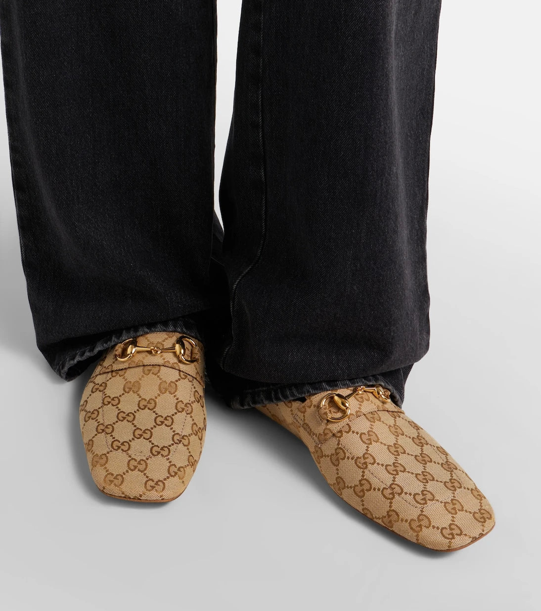 Gucci - Ragazzo GG canvas mules