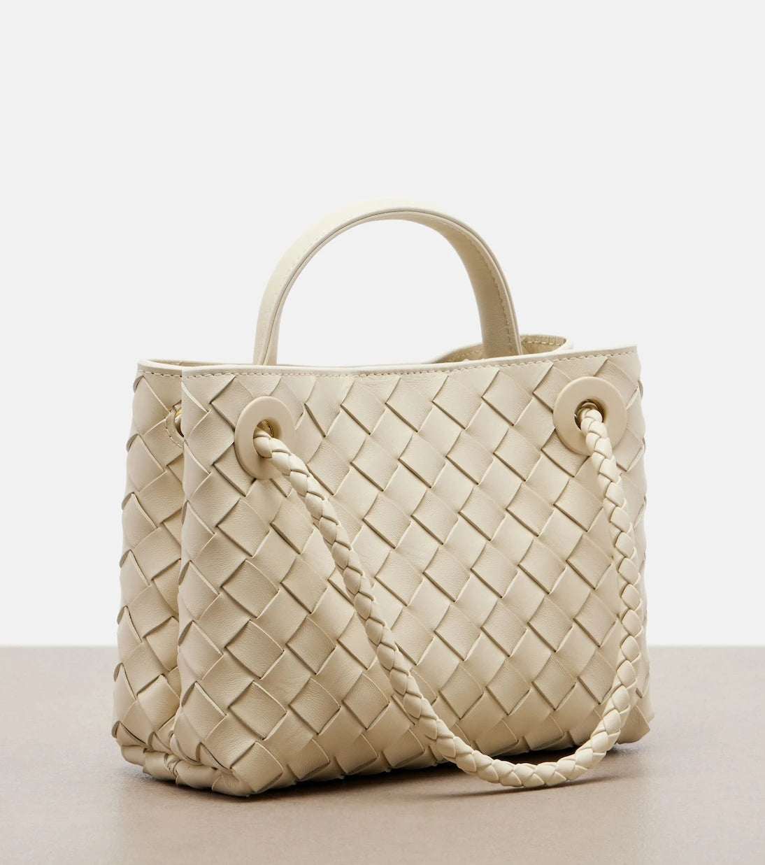 Bottega Veneta - Andiamo Mini leather top-handle bag
