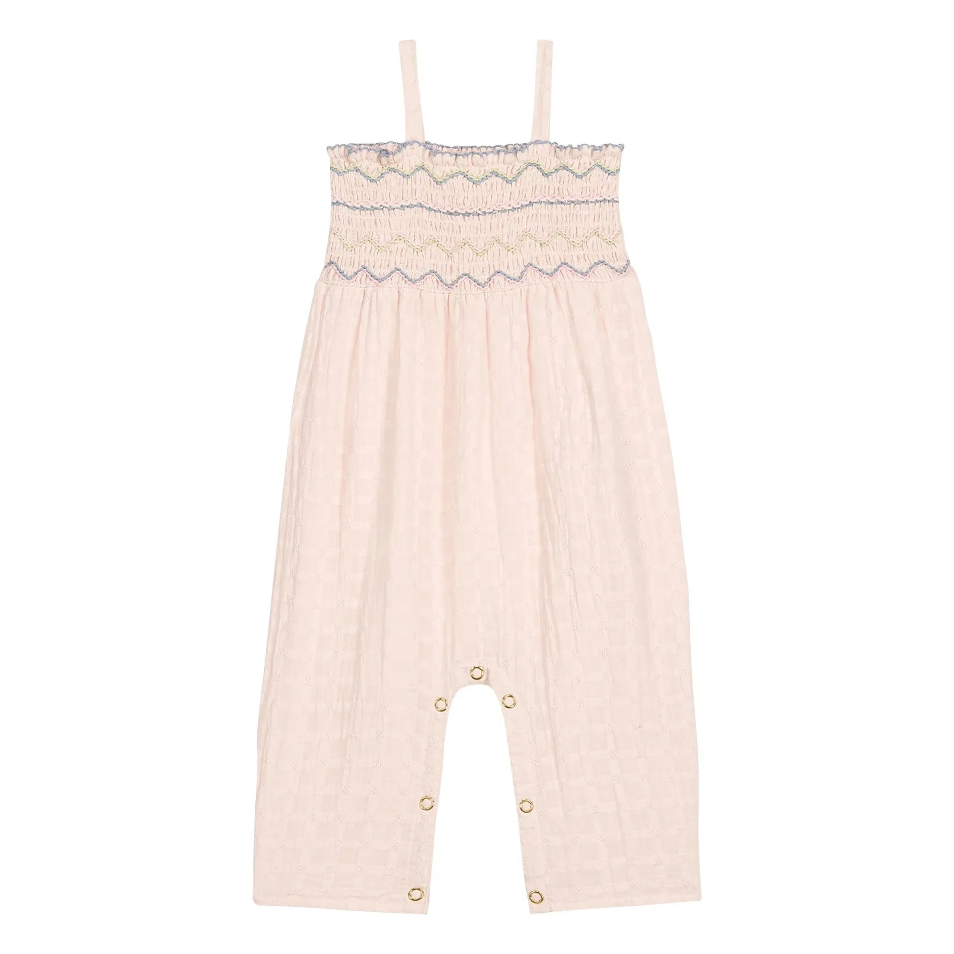 Louise Misha - Morli Textured jumpsuit | Cream