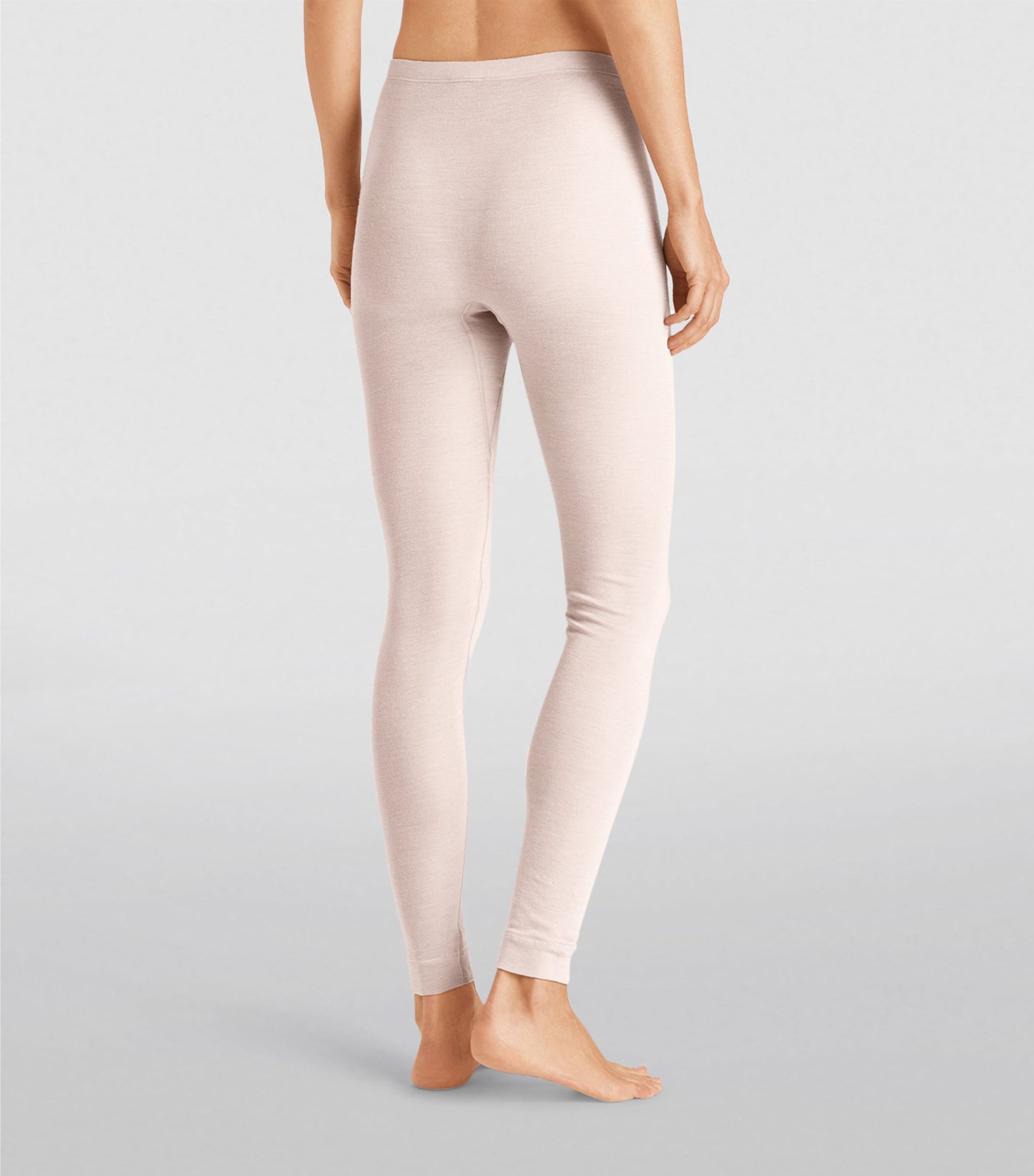 Ivory Silk-Cashmere Leggings