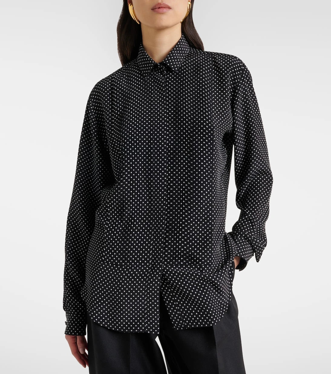 Tom Ford - Polka-dot silk shirt