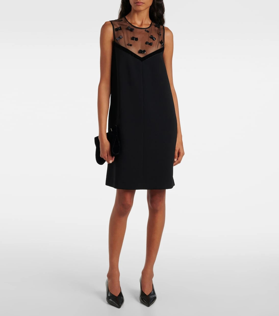 Max Mara - Elegante Nandina bow-detail minidress