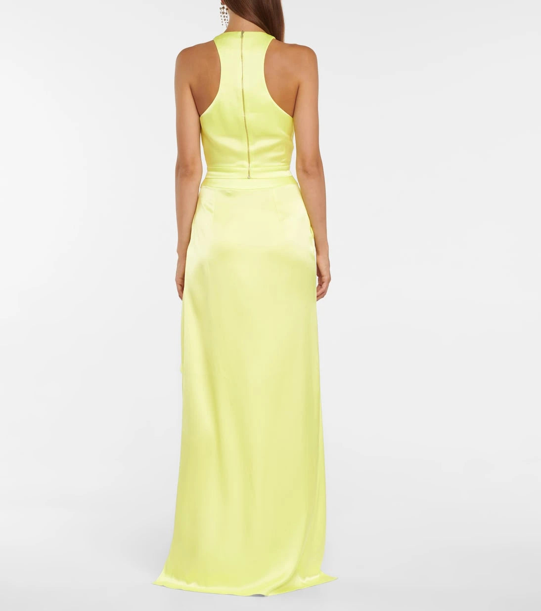 David Koma - Satin maxi skirt