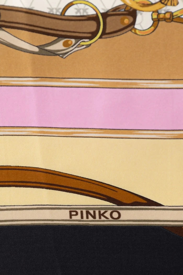 Pinko шалче дамско с добавена коприна