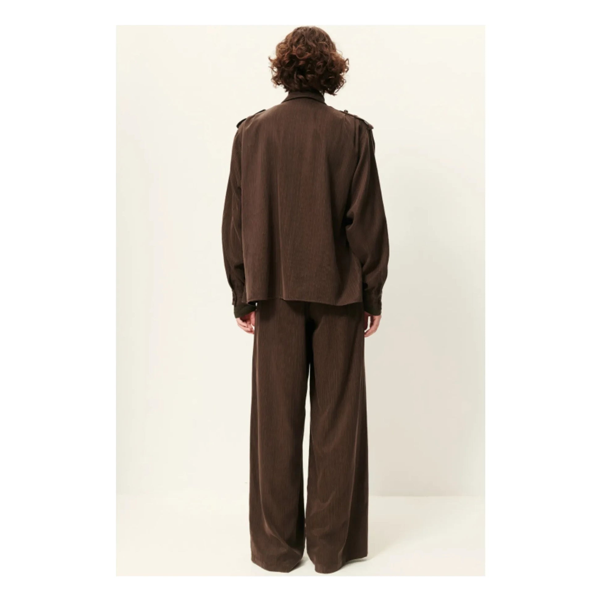 Sessùn - Rim C Striped Pants | Brown