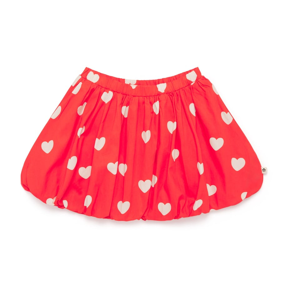 Mini Rodini Organic Cotton Hearts Balloon Skirt (3-11 Years)