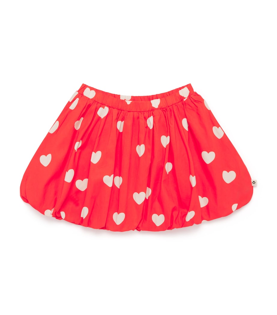 Mini Rodini Organic Cotton Hearts Balloon Skirt (3-11 Years)