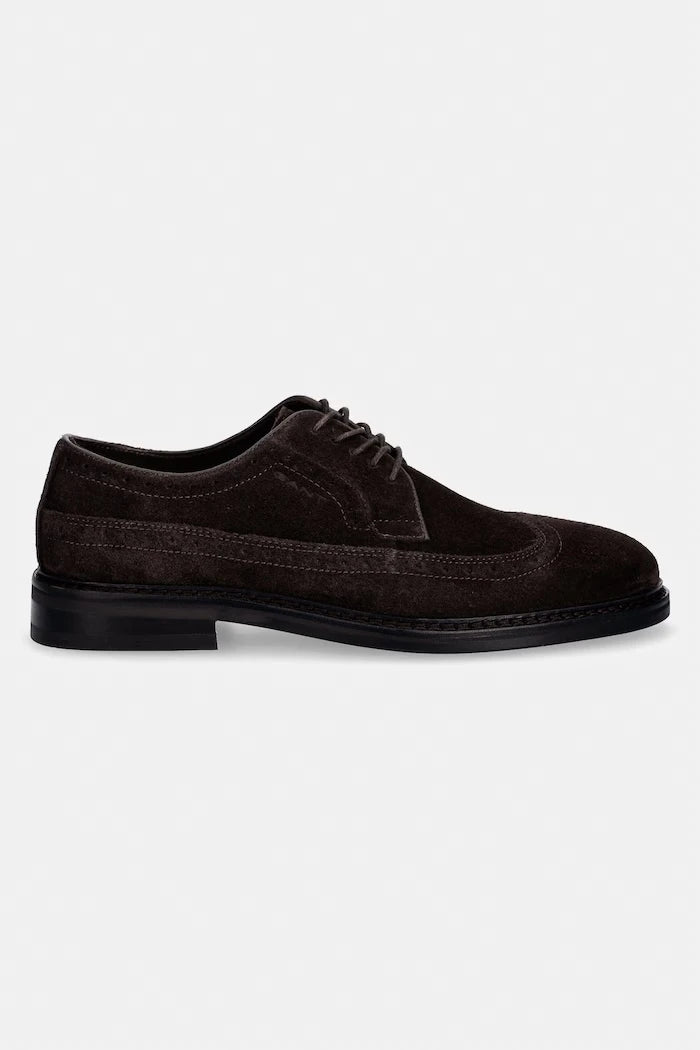 Gant обувки оxford мъжки от велур Bidford