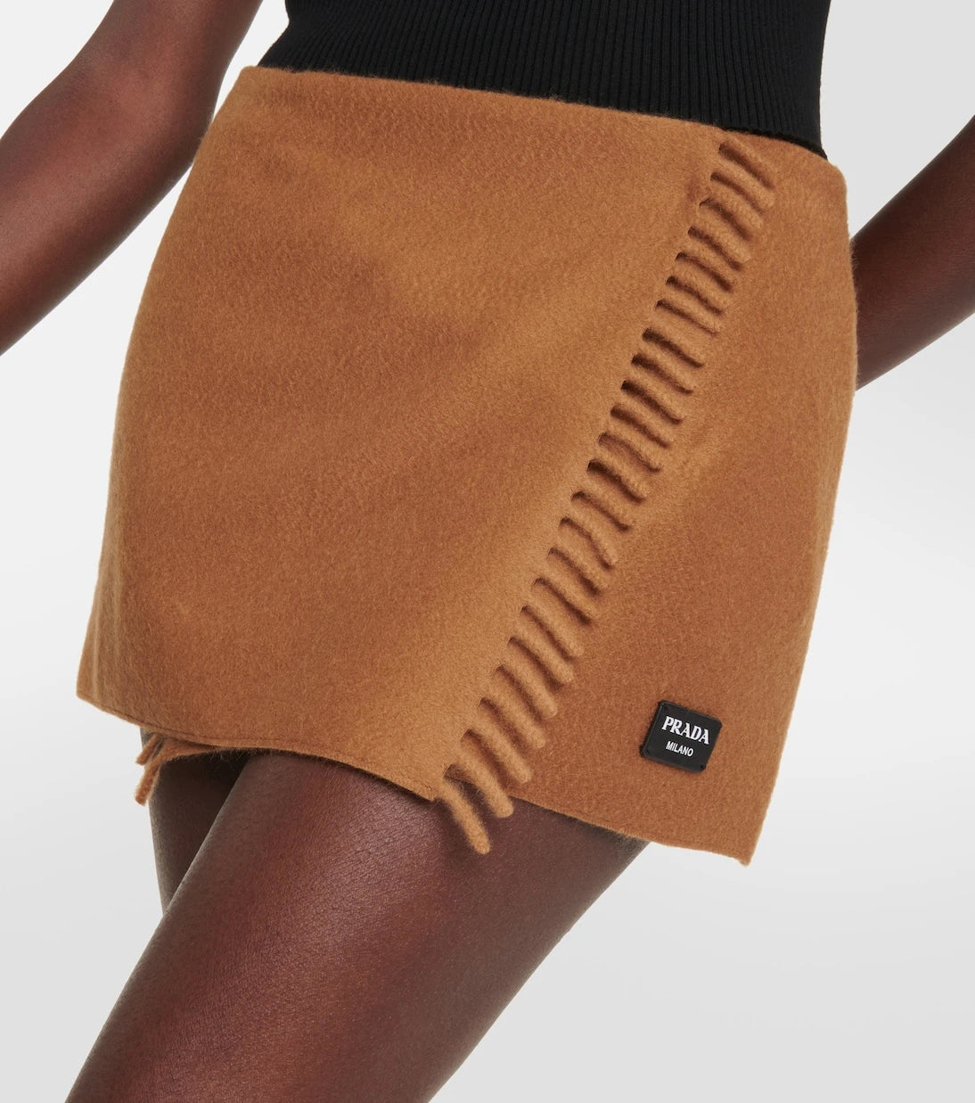 Prada - Cashmere miniskirt