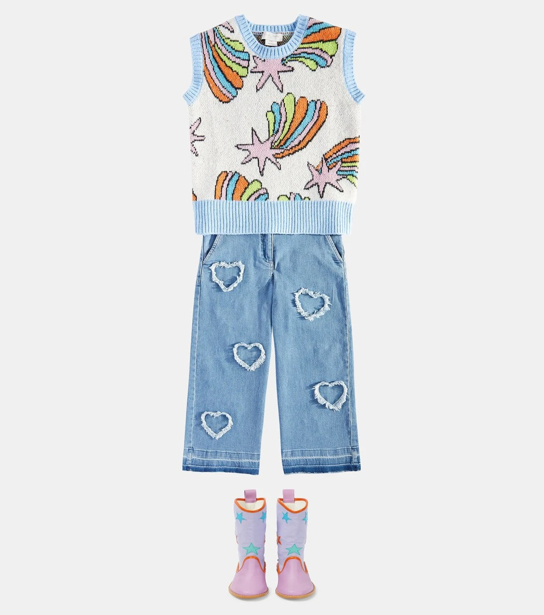 Stella McCartney Kids - Intarsia sweater vest
