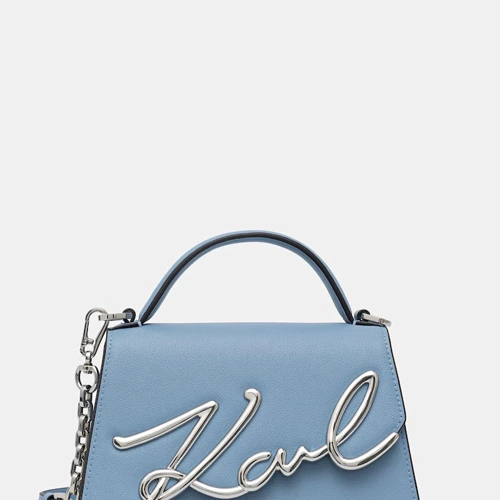 Karl Lagerfeld чанта crossbody дамска от кожа K/SIGNATURE