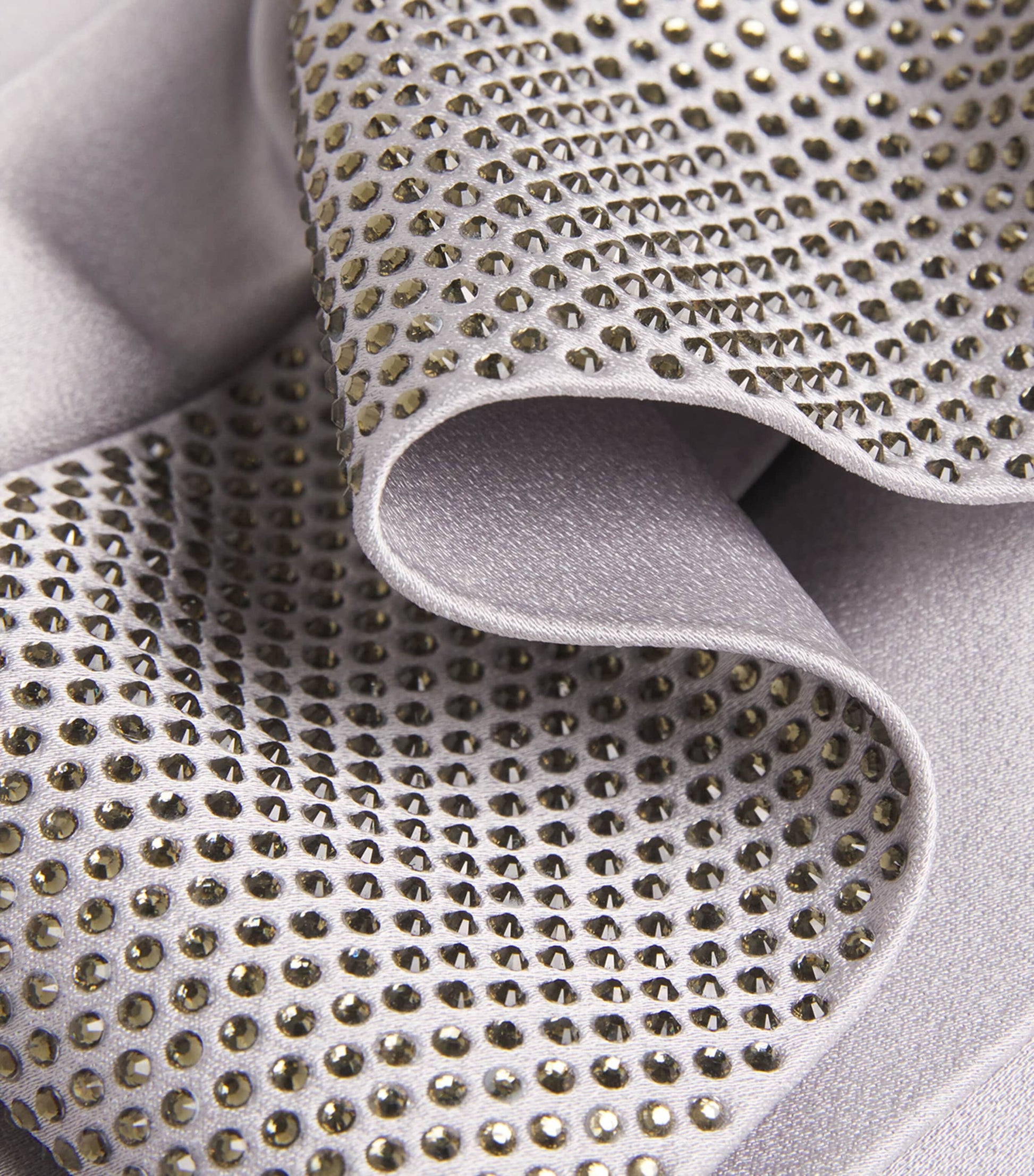 Stella McCartney Blue Satin Crystal-Embellished Gown