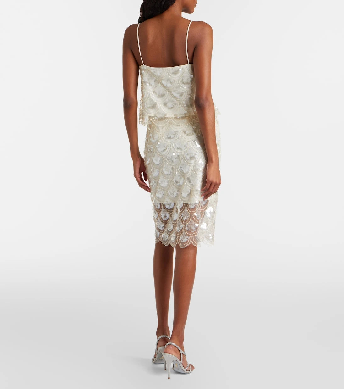 Rotate - Embellished pencil skirt