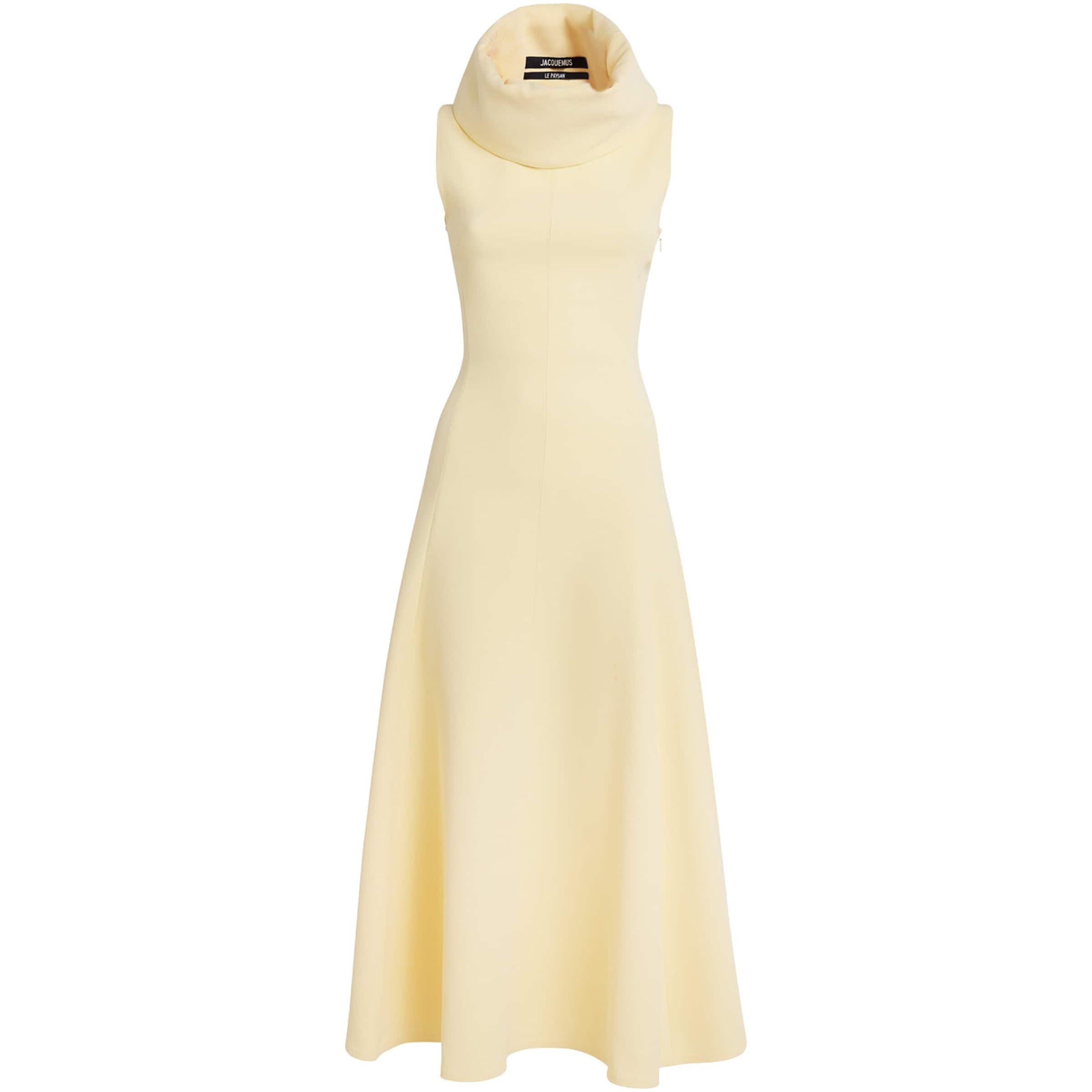 The Triangle Midi Dress 210 LIGHTYELLOW