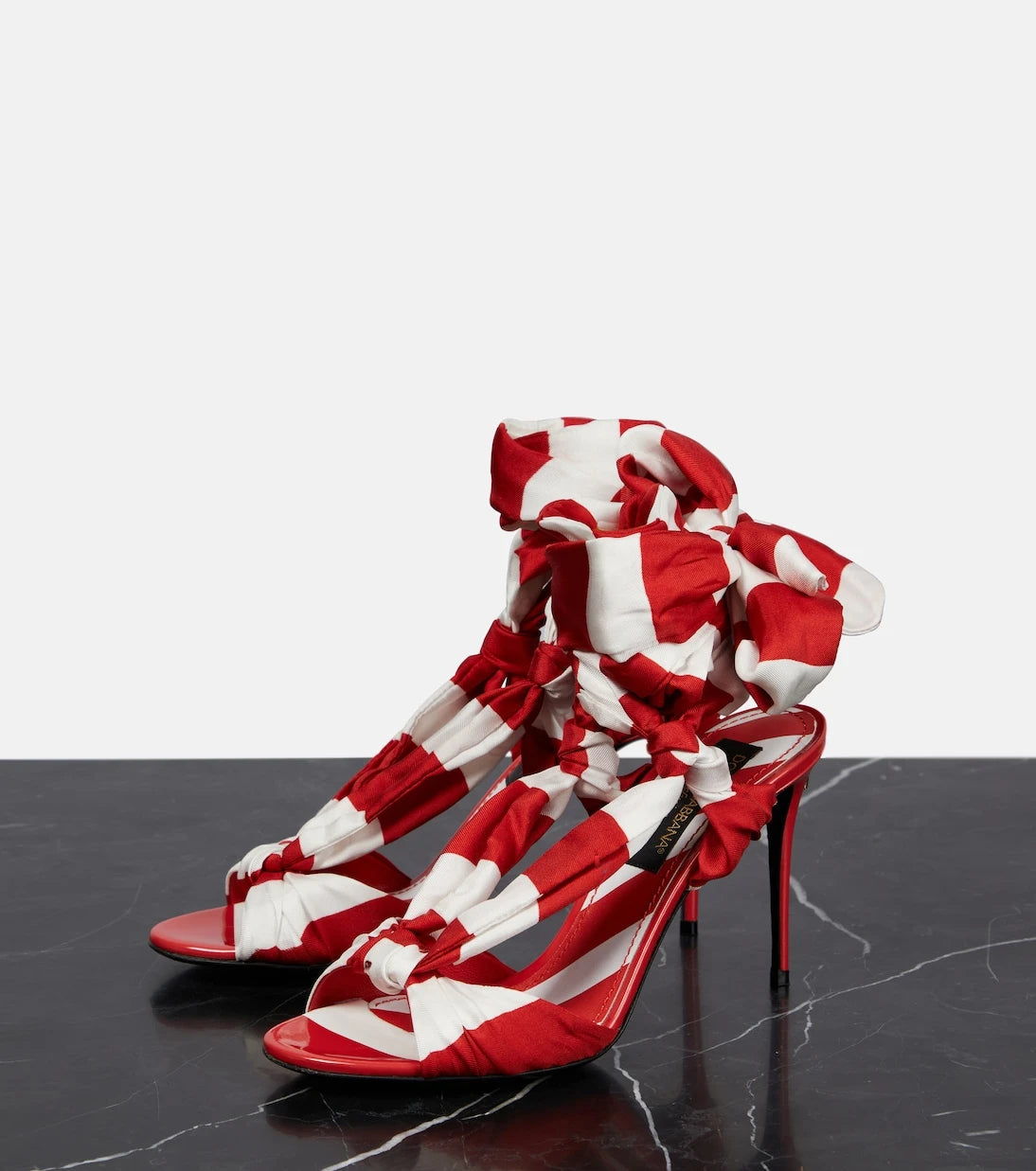 Dolce&Gabbana - Portofino 105 striped sandals