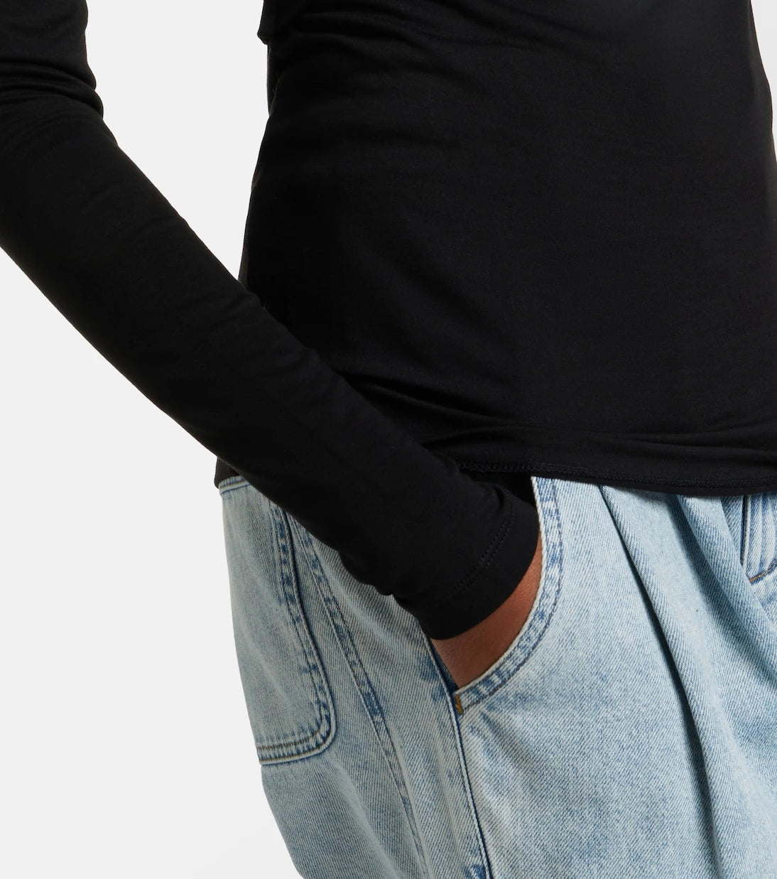 Marant Etoile - Dressi draped jersey top