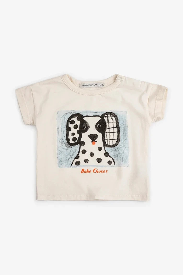 Бебешка памучна тениска Bobo Choses Van Dog