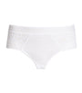 Wacoal White Lace-Trim Raffine Tanga