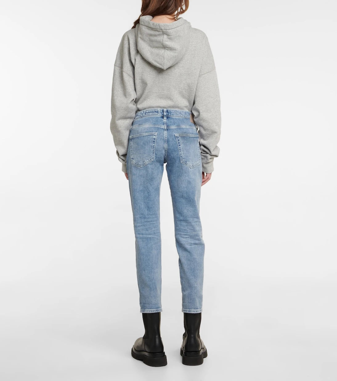 AG Jeans - Ex-boyfriend mid-rise slim jeans