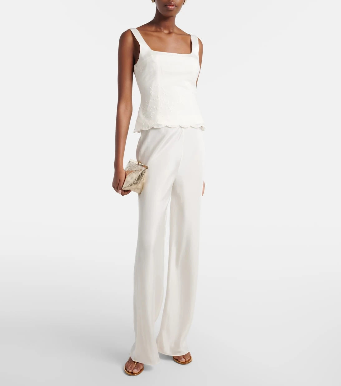 Posse - Cove embroidered tulle top