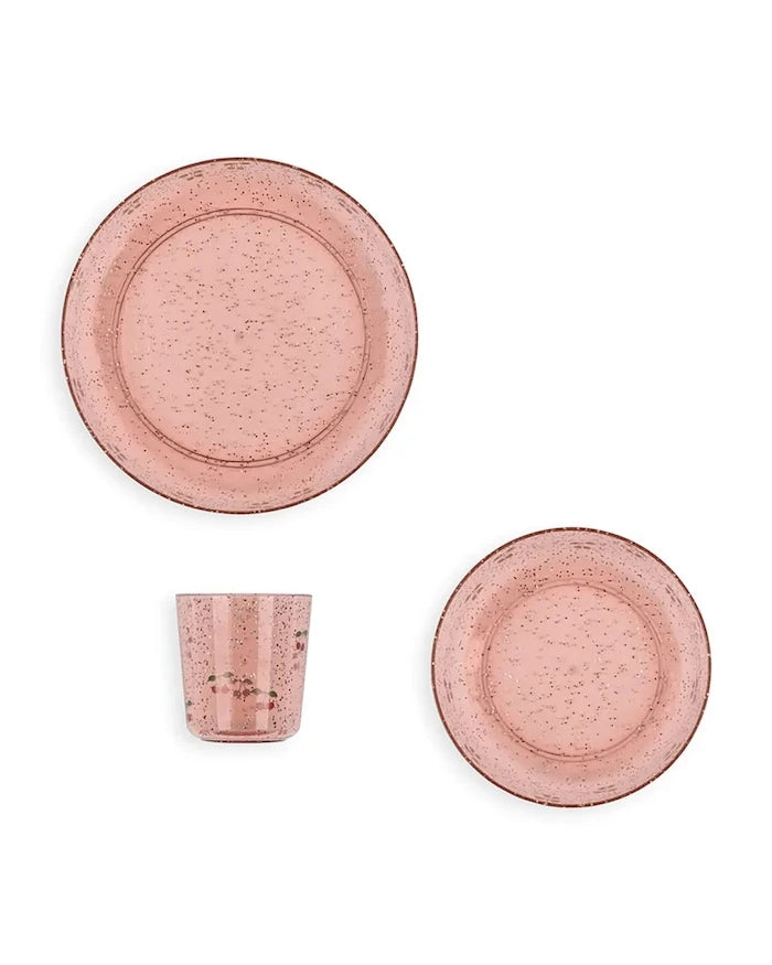 Konges Sløjd Çocuklar İçin SPARKLY DINNER SET Tabak Seti