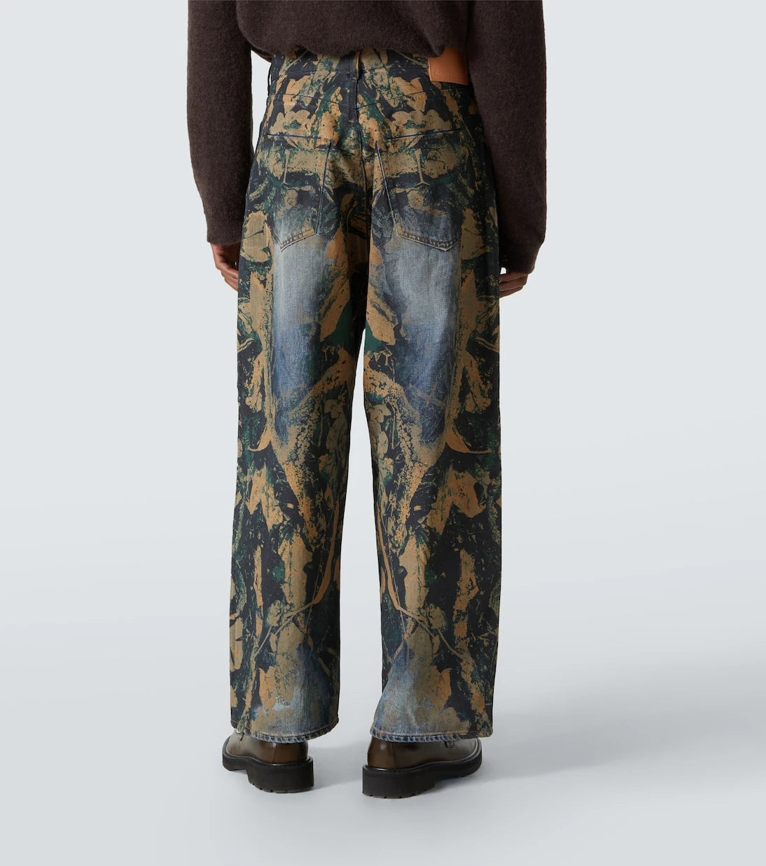 Acne Studios - 2023 printed wide-leg jeans