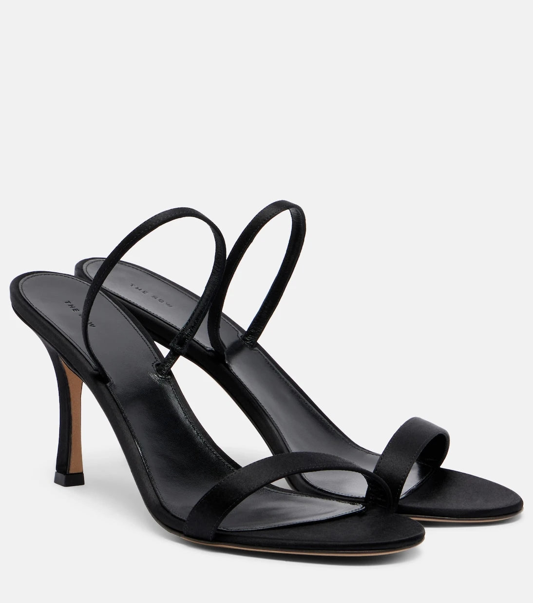 The Row - Ella satin slingback sandals