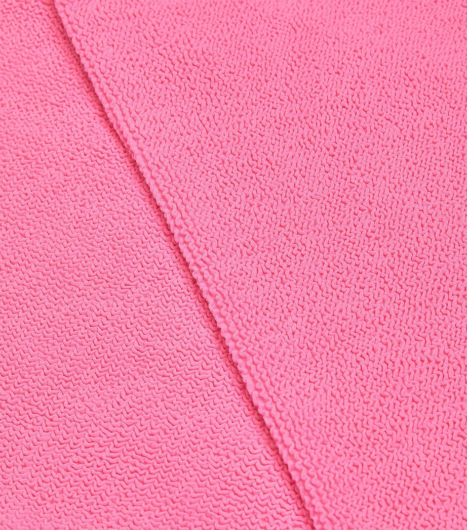 Hunza G Pink Square-Neck Tank Dress