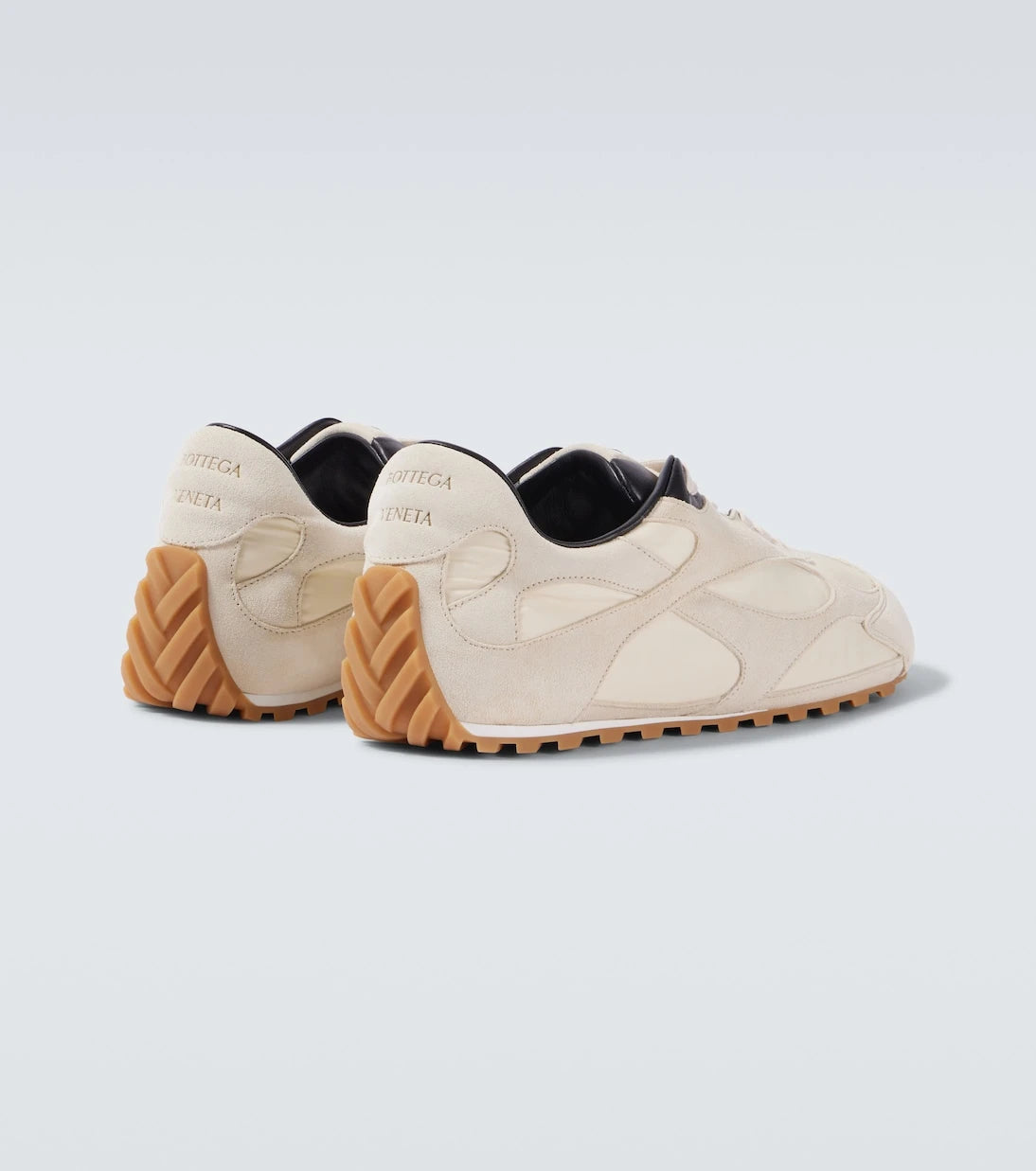 Bottega Veneta - حذاء رياضي Orbit Flash مزين بالجلد السويدي