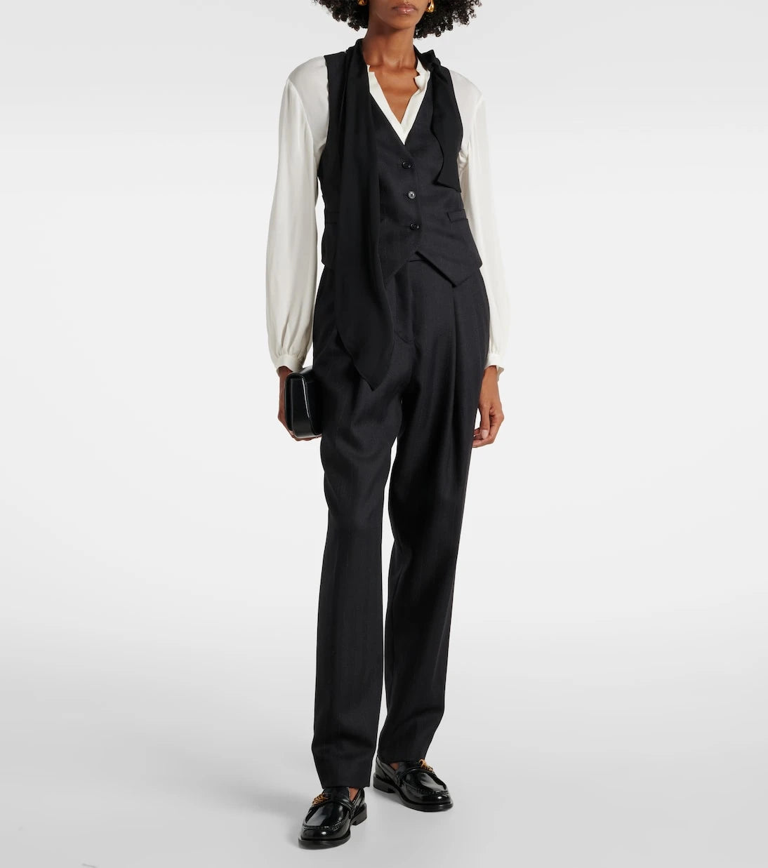 Dorothee Schumacher - Modern Sophistication pinstripe wool vest