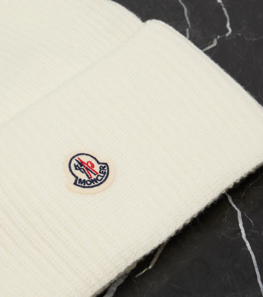 Moncler - Ribbed-knit virgin wool beanie