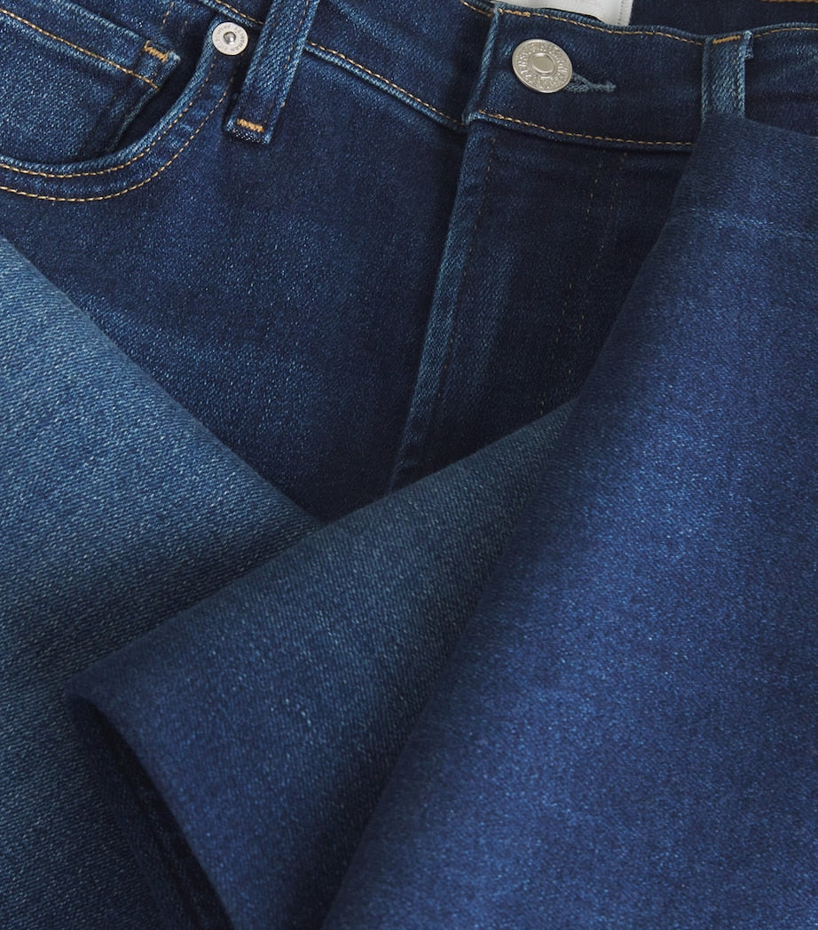 Blue Lyra Long Wide-Leg Jeans