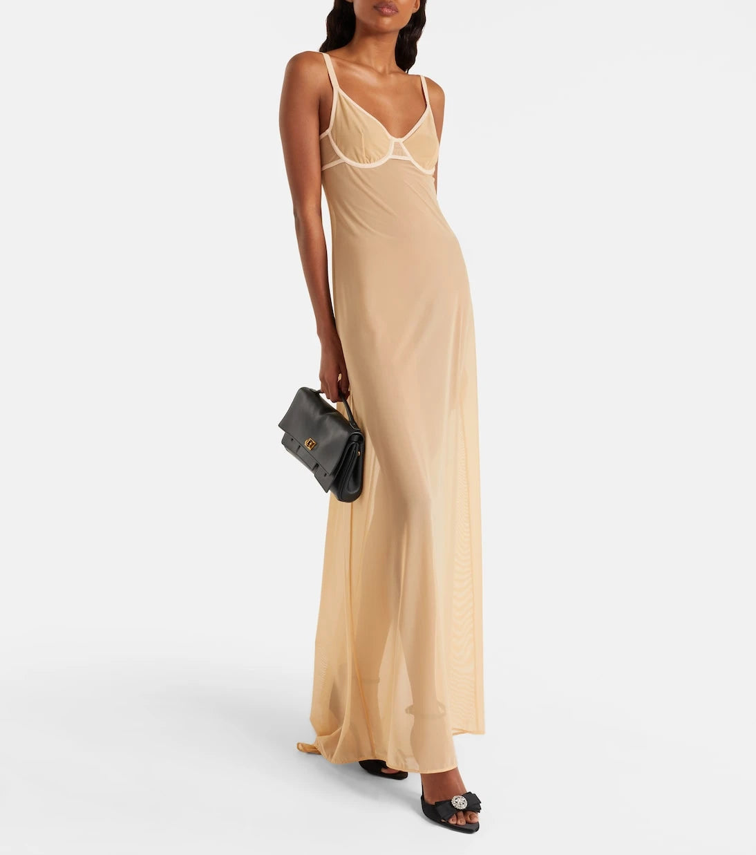 Balenciaga - Avenue Palazzo 110 satin sandals