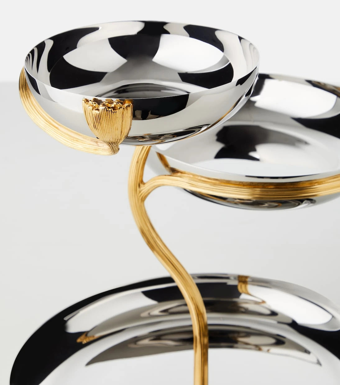 L'Objet - Deco Leaves Large serving stand